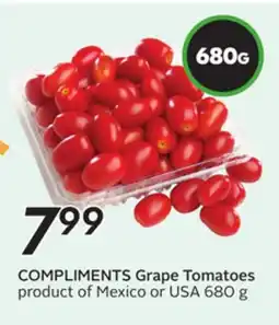 Sobeys COMPLIMENTS Grape Tomatoes offer