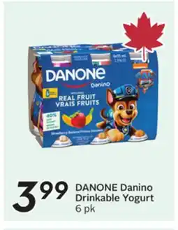 Sobeys DANONE Danino Drinkable Yogurt offer