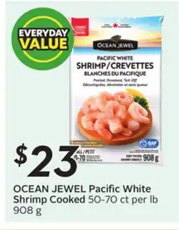 Sobeys OCEAN JEWEL Pacific White Shrimp offer