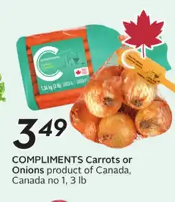 Sobeys COMPLIMENTS Carrots offer