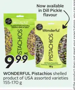 Sobeys WONDERFUL Pistachios shelled offer
