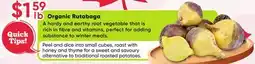 Healthy Planet Organic Rutabaga offer