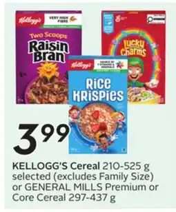Sobeys KELLOGG'S Cereal offer
