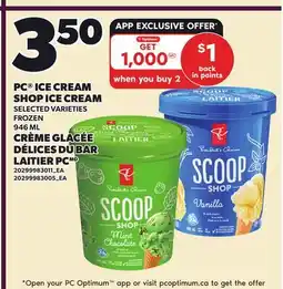 Independent Grocer PC ICE CREAM SHOP ICE CREAM offer
