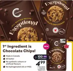 Sobeys COMPLIMENTS Exceptional Chocolate Chip Cookies offer