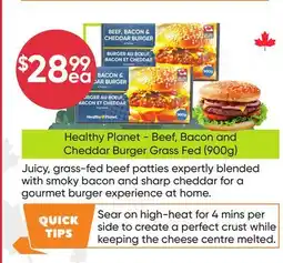 Healthy Planet Healthy Planet-Beef, Bacon and Cheddar Burger offer