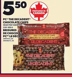 Independent Grocer PC THE DECADENT CHOCOLATE CHIPS offer