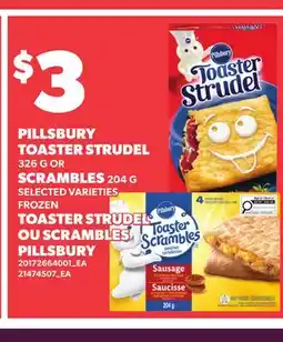 Independent Grocer PILLSBURY TOASTER STRUDEL, 326 G OR SCRAMBLES, 204 G offer