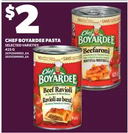 Independent Grocer CHEF BOYARDEE PASTA offer