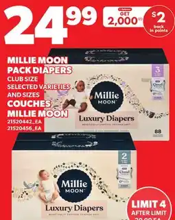 Independent Grocer MILLIE MOON PACK DIAPERS offer