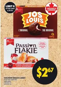 Independent Grocer VACHON SNACK CAKES offer