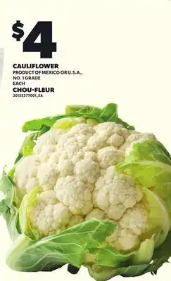 Independent Grocer CAULIFLOWER offer