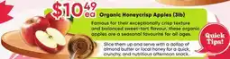 Healthy Planet Organic Honeycrisp Apples offer