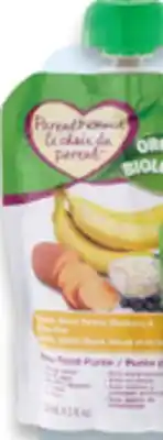 Walmart Parent's Choice 100% organic pouches offer