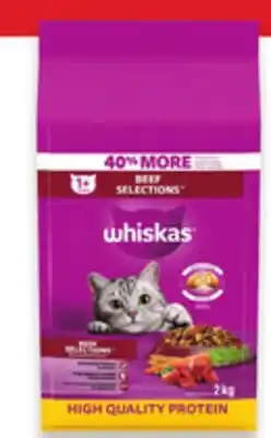Walmart Whiskas dry cat food offer