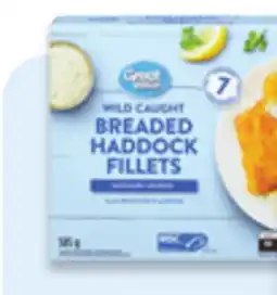 Walmart Great Value breaded or battered fish fillets offer