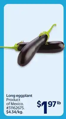 Walmart Long eggplant offer