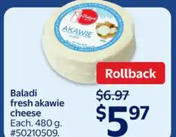 Walmart Baladi Fresh Akawie Cheese offer
