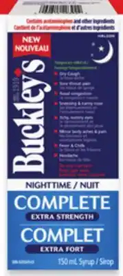 Walmart Buckley's Complete nighttime syrup offer