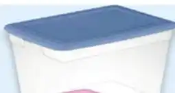 Walmart Sterilite 55 L Storage tote offer