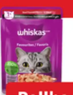 Walmart Whiskas wet cat food pouches offer
