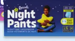 Walmart Boys' or girls' Rascals Night Pants nighttime underwear offer