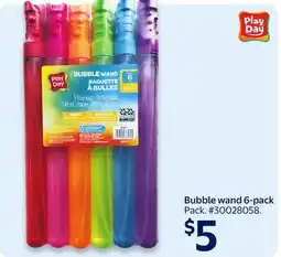 Walmart Bubble wand 6-pack offer