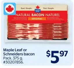 Walmart Maple Leaf bacon offer