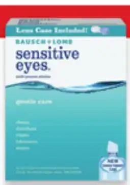 Walmart Bausch + Lomb Renu or Sensitive Eyes multi-purpose lens solution 2-pack offer