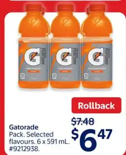 Walmart Gatorade offer