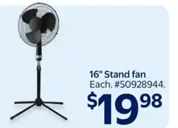 Walmart 16 Stand fan offer
