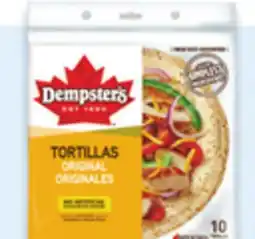 Walmart Dempster's 10 tortillas offer