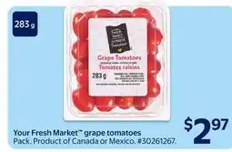 Walmart Your Fresh Market grape tomatoes offer