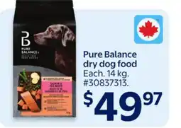 Walmart Pure Balance dry dog food offer