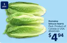 Walmart Romaine lettuce hearts offer
