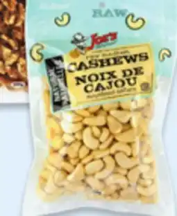 Walmart Joe's Tasty Travels raw cashews offer