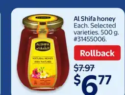 Walmart Al Shifa honey offer