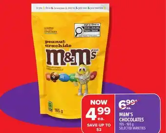 Metro M&M'S CHOCOLATES offer