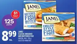 Metro JANES CLASSIC BREADED AND BATTERED FISH offer