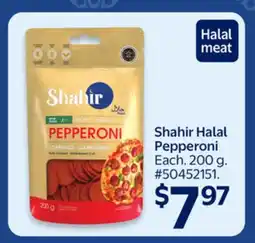 Walmart Shahir Halal Pepperoni offer