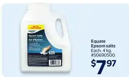 Walmart Equate Epsom salts offer