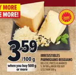 Metro IRRESISTIBLES PARMIGIANO REGGIANO offer