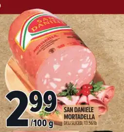 Metro SAN DANIELE MORTADELLA offer