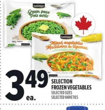 Metro SELECTION FROZEN VEGETABLES offer