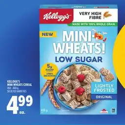 Metro KELLOGG'S MINI WHEATS CEREAL offer