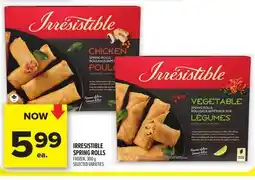 Metro IRRESISTIBLE SPRING ROLLS offer