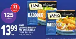 Metro JANES ULTIMATES BREADED AND BATTERED FISH offer
