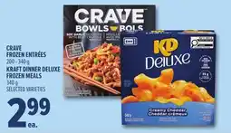 Metro CRAVE FROZEN ENTRÉES offer