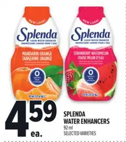 Metro SPLENDA WATER ENHANCERS offer