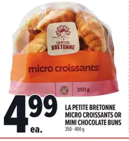 Metro LA PETITE BRETONNE MICRO CROISSANTS OR MINI CHOCOLATE BUNS offer